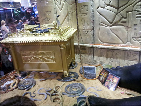The Ark & snakes in the Lucasfilm booth.